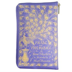 Pride and Prejudice Clutch Purse - Carry All - Cosmetic Bag - Pencil Case
